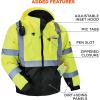 imageErgodyne Hi Vis Bomber Safety JacketLime