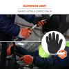 imageErgodyne ProFlex 7521 Thermal Impact Resistant Work Gloves Waterproof Nitrile Coated Palms ANSI A2 Cut Resistance TPR Impact Protection Padding2XLarge