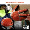 imageErgodyne ProFlex 7521 Thermal Impact Resistant Work Gloves Waterproof Nitrile Coated Palms ANSI A2 Cut Resistance TPR Impact Protection PaddingXLarge