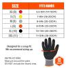 imageErgodyne ProFlex 7521 Thermal Impact Resistant Work Gloves Waterproof Nitrile Coated Palms ANSI A2 Cut Resistance TPR Impact Protection PaddingXLarge
