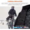 imageErgodyne Standard Winter Work Jacket Workwear Outerwear Thermal Insulation Removable Hood Black 3XLarge4XLarge