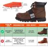 imageErgodyne TREX 6317 MidSole Ice Cleats Traction for Heeled Boot Easily Rotates for Indoors Driving Climbing