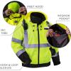 imageErgodyne unisex adult 3in1 Hivis 3 in 1 Hi Vis Winter Bomber Jacket Lime XXLargeLime