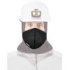 imageErgodyne womens 2layer Thermal Mouthpiece  Cotton Face Mask Black One SBlack