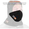 imageFR Winter Hard Hat Liner with Mouthpiece Fire Resistant Ergodyne NFerno 6876Black2Layer FR Mouthpiece  Cotton