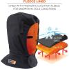 imageFR Winter Hard Hat Liner with Mouthpiece Fire Resistant Ergodyne NFerno 6876Black2Layer FR Winter Liner Shoulder  Cotton