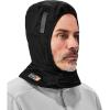 imageFR Winter Hard Hat Liner with Mouthpiece Fire Resistant Ergodyne NFerno 6876Black2Layer FR Winter Liner Shoulder  Cotton