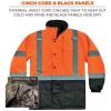 imageHigh Visibility Reflective Winter Safety Jacket Insulated Parka ANSI Compliant Ergodyne GloWear 8384 Orange LargeOrange