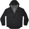 imageErgodyne Standard Duck Canvas Winter Work Jacket Sherpa Fleece Lined Black Extra LargeSmall