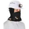imageFR Winter Hard Hat Liner with Mouthpiece Fire Resistant Ergodyne NFerno 6876Black2Layer FR Liner with 2Layer FR Mouthpiece
