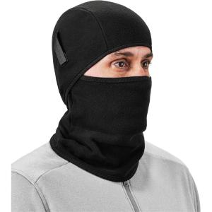 imageBalaclava Detachable Top and Bottom Straps To Attach To Hard Hat Winter Face Mask Ergodyne NFerno 6826Black