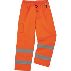 imageErgodyne GloWear 8925 ANSI High Visibility Lime Reflective Thermal Safety Pants XLargeOrange
