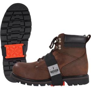 imageErgodyne TREX 6317 MidSole Ice Cleats Traction for Heeled Boot Easily Rotates for Indoors Driving Climbing