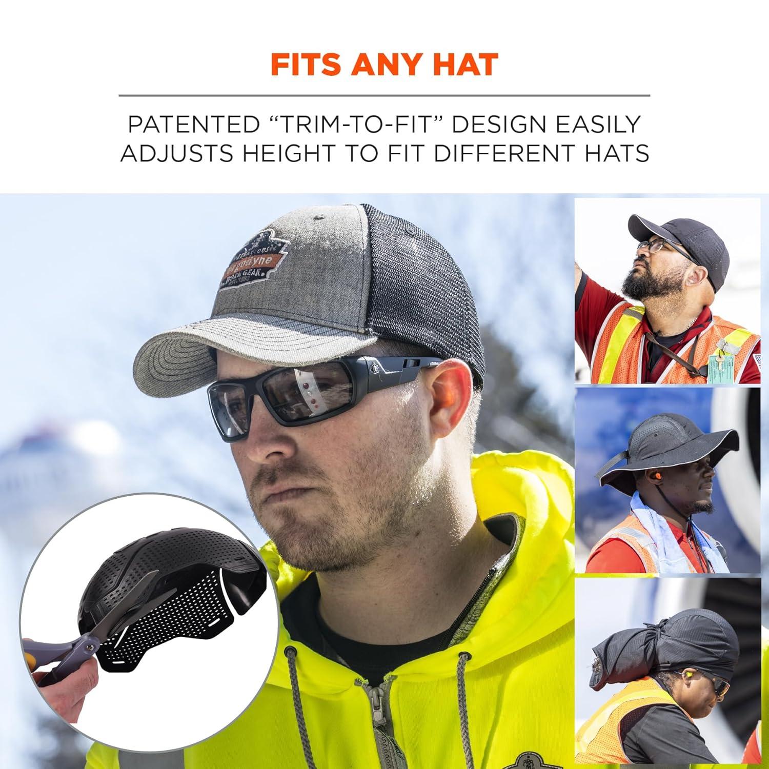 imageErgodyne Skullerz 8943Fx Universal Bump Cap Insert Enhanced Flex Design for Varying Head and Hair Shapes and SizesCharcoal