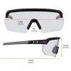 image3 pack of Ergodyne Skullerz AEGIR Safety Glasses ANSI Z871  Smoke Clear ampamp IndoorOutdoor Lens