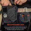 imageCarry Pouch for Full Respirator Masks Straps to Attach Around Belt Cover Flap Closure 95quot L x 4quot W 12quot H Ergodyne Arsenal 5183  Black10