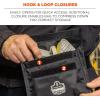 imageCarry Pouch for Full Respirator Masks Straps to Attach Around Belt Cover Flap Closure 95quot L x 4quot W 12quot H Ergodyne Arsenal 5183  Black75