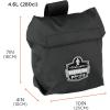 imageCarry Pouch for Full Respirator Masks Straps to Attach Around Belt Cover Flap Closure 95quot L x 4quot W 12quot H Ergodyne Arsenal 5183  Black85x3x7 Inch Pack of 1