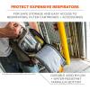 imageErgodyne Arsenal 5185 Respirator Mask Storage Bag Fits Half and Full Face Respirators Zipper and Magnetic ClosureGray