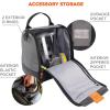 imageErgodyne Arsenal 5185 Respirator Mask Storage Bag Fits Half and Full Face Respirators Zipper and Magnetic ClosureGray