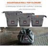 imageErgodyne Arsenal 5186 Respirator Mask Storage Bag Fits Half and Full Face Respirators Adjustable Roll Top ClosureGray