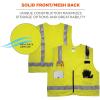 imageErgodyne GloWear 8262FRZ Reflective Safety Vest FR Flame Resistant Solid Front Mesh Back  LimeLargeXLarge
