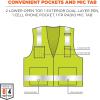 imageErgodyne GloWear 8262FRZ Reflective Safety Vest FR Flame Resistant Solid Front Mesh Back  LimeXXLarge3XLarge