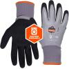 imageErgodyne ProFlex 7501 Coated Waterproof Winter Work Gloves Gray Medium 1 PairSmall 1 Pair Pack of 3