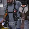 imageErgodyne Squids 3144 Dual Shoulder Radio Holster Harness for Barcode Scanners
