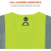 imageErgodyne unisexadult Glowear 8263frhl Hivis Fr Safety Vest  Class 2 Nfpa 70e Mesh Hook ampamp Loop EconomyLime