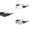 image3 Pack of Ergodyne Skullerz SAGA Frameless Anti Fog Safety Glasses  Smoke Clear ampamp IndoorOutdoor Lenses