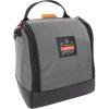 imageErgodyne Arsenal 5185 Respirator Mask Storage Bag Fits Half and Full Face Respirators Zipper and Magnetic ClosureGray