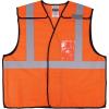 imageErgodyne GloWear 8216BA ANSI High Visibility Breakaway Reflective Safety Vest with ID Badge Holder Lime SmallMediumOrange