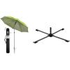 imageErgodyne SHAX Lightweight Work Umbrella with Stand Portable Sun Shade Lime