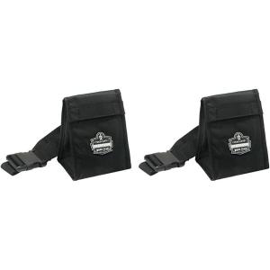 imageCarry Pouch for Full Respirator Masks Straps to Attach Around Belt Cover Flap Closure 95quot L x 4quot W 12quot H Ergodyne Arsenal 5183  Black1 Count Pack of 2