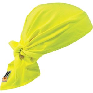 imageCooling Dew Rag Fire Resistant Evaporative Polymer Crystals for Cooling Relief Ergodyne Chill Its 6710FRBlueLime