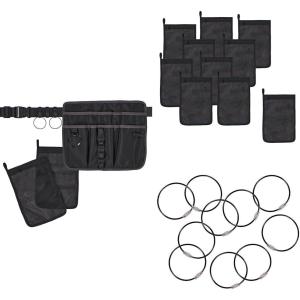 imageErgodyne 5715 Cleaning Apron Pouch With Pockets  5718 Zippered Mesh Laundry Wash Bag 10Pack  5719 Wire Cable Key Ring 10Pack
