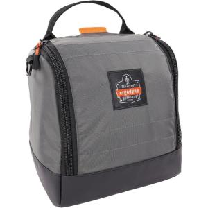 imageErgodyne Arsenal 5185 Respirator Mask Storage Bag Fits Half and Full Face Respirators Zipper and Magnetic ClosureGray