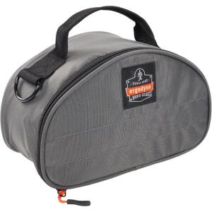 imageErgodyne Arsenal 5187 Respirator Mask Storage Bag Fits Half Face Respirators Clamshell Design Loop Attachment Gray