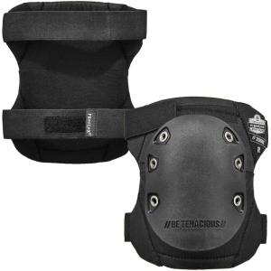 imageErgodyne ProFlex 335 Slip Resistant Rubber Cap Knee Pads Black Buckle ClosureHook  Loop Closure