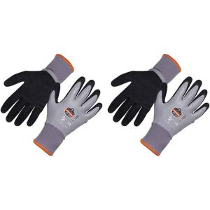 imageErgodyne ProFlex 7501 Coated Waterproof Winter Work Gloves Gray Medium 1 Pair1 Count Pack of 2