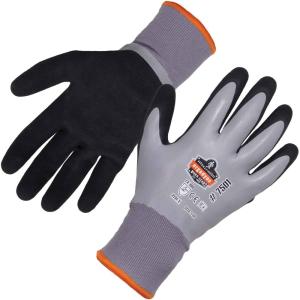 imageErgodyne ProFlex 7501 Coated Waterproof Winter Work Gloves Gray Medium 1 PairLarge 1 pair