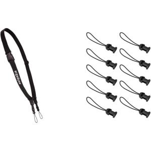 imageErgodyne Squids 3134 Barcode Scanner Harness Sling Style Tethering Lanyard for Bar Code Scanners Black ampamp Squids 3133 Barcode Scanner LanyardLoop Attachment 10Pack Black