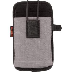 imageErgodyne Squids 5544 Barcode Scanner Holster Pouch for Phone Size Mobile Computers Handheld Bar Code Scanners Holder Belt Clip and Equipment Loop Attachment Gray LargeL