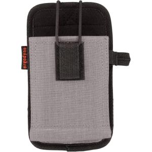 imageErgodyne Squids 5544 Barcode Scanner Holster Pouch for Phone Size Mobile Computers Handheld Bar Code Scanners Holder Belt Clip and Equipment Loop Attachment Gray LargeLarge