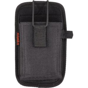 imageErgodyne Squids 5544 Barcode Scanner Holster Pouch for Phone Size Mobile Computers Handheld Bar Code Scanners Holder Belt Clip and Equipment Loop Attachment Gray LargeSmall