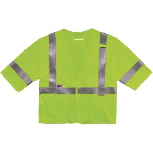 imageErgodyne unisex adult Class 3 FR Safety Vest Sleeves H L Lime LargeXLargeXXLarge3XLarge