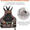 imageErgodyne  13694 Arsenal 5704 Torso Length Work Tool Apron 22Pockets Gray