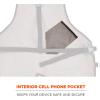 imageErgodyne  13696 Arsenal 5705 Full Length Tool Work Apron 13Pockets Gray