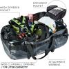 imageErgodyne Arsenal 5030S Small Tarpaulin Water Resistant Duffel Bag w Removable Shoulder Straps  BlackLarge